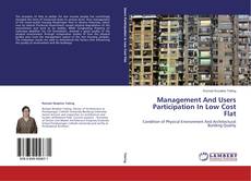 Buchcover von Management And Users Participation In Low Cost Flat