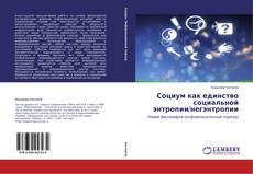 Couverture de Социум как единство социальной энтропии/негэнтропии