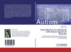Buchcover von False Memory in Individuals with Autism Spectrum Disorder