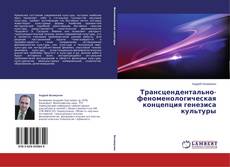 Copertina di Трансцендентально-феноменологическая концепция генезиса культуры