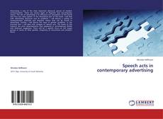 Copertina di Speech acts in contemporary advertising