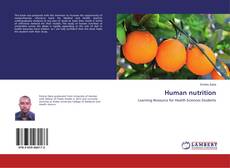 Buchcover von Human nutrition