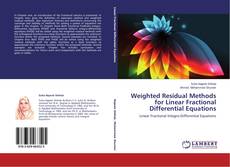 Copertina di Weighted Residual Methods for Linear Fractional Differential Equations