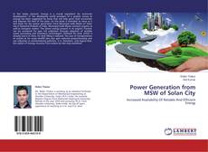 Bookcover of Power Generation from MSW of Solan City