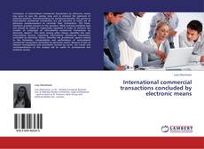 Couverture de International commercial transactions concluded by electronic means
