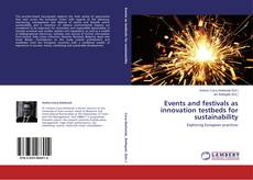 Events and festivals as innovation testbeds for sustainability kitap kapağı