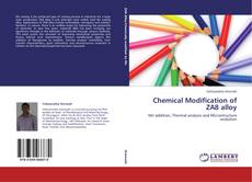 Couverture de Chemical Modification of ZA8 alloy