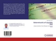 Couverture de Determinants of Liquidity Risk