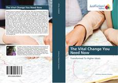 Buchcover von The Vital Change You Need Now