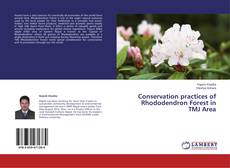 Buchcover von Conservation practices of Rhododendron Forest in TMJ Area