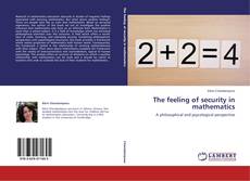 Buchcover von The feeling of security in mathematics