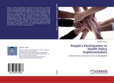Copertina di People’s Participation in Health Policy Implementation