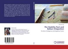 Buchcover von The Stability Pact and Balkan Integration