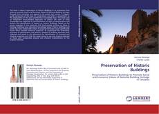 Buchcover von Preservation of Historic Buildings