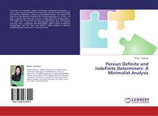 Couverture de Persian Definite and Indefinite Determiners- A Minimalist Analysis