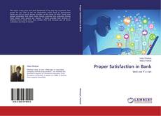 Capa do livro de Proper Satisfaction in Bank 