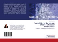 Buchcover von Traceability in the context of corporate social responsibility