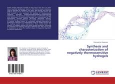 Couverture de Synthesis and characterization of negatively thermosensitive hydrogels