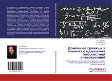 Capa do livro de Доменные границы в пленках с одноосной плоскостной анизотропией 