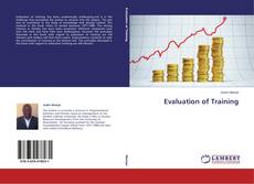 Copertina di Evaluation of Training