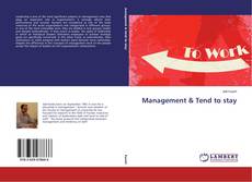 Buchcover von Management & Tend to stay