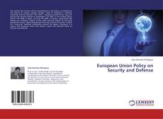 Couverture de European Union Policy on Security and Defense