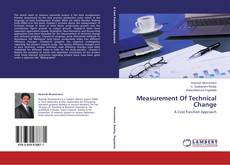 Copertina di Measurement Of Technical Change