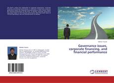 Copertina di Governance issues, corporate financing, and financial performance