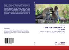 Copertina di Altruism: Analysis of a Paradox