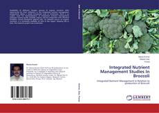 Buchcover von Integrated Nutrient Management Studies In Broccoli
