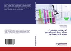 Couverture de Characterization of transdermal films of an antipsychotic drug