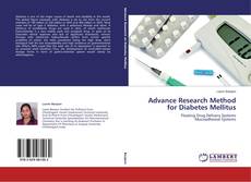Copertina di Advance Research Method for Diabetes Mellitus