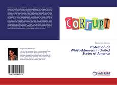 Copertina di Protection of Whistleblowers in United States of America