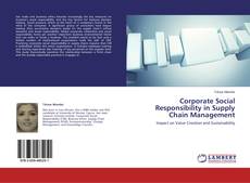 Copertina di Corporate Social Responsibility in Supply Chain Management