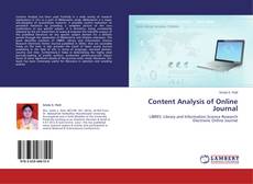 Couverture de Content Analysis of Online Journal
