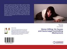 Buchcover von Honor Killing: Its Causes and Socio-Legal Controlling Mechanisms