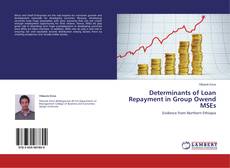 Copertina di Determinants of Loan Repayment in Group Owend MSEs