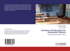 Provision of Education for Pastoralist Children的封面