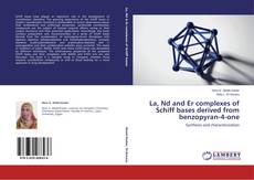Capa do livro de La, Nd and Er complexes of Schiff bases derived from benzopyran-4-one 