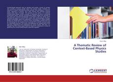 Buchcover von A Thematic Review of Context-Based Physics Studies