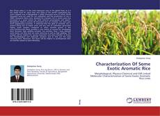 Couverture de Characterization Of Some Exotic Aromatic Rice