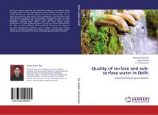 Buchcover von Quality of surface and sub-surface water in Delhi