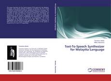 Copertina di Text-To-Speech Synthesizer for Wolaytta Language