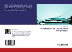 Capa do livro de The Doctrine of Constructive Resignation 