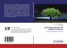 Copertina di Land Degradation Of Birbhum District