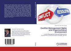 Capa do livro de Conflict Management Styles and Organizational Environment 