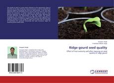Couverture de Ridge gourd seed quality