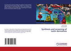 Couverture de Synthesis and screening of isatin derivatives