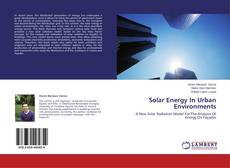 Copertina di Solar Energy In Urban Environments