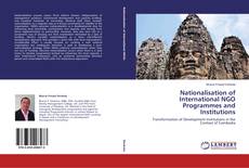 Capa do livro de Nationalisation of International NGO Programmes and Institutions 